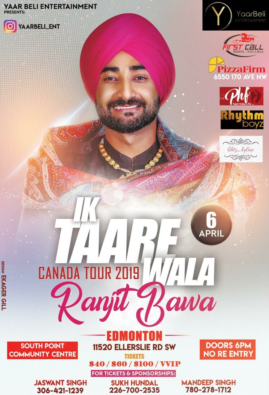 Ranjit Bawa Live In Edmonton 2019
