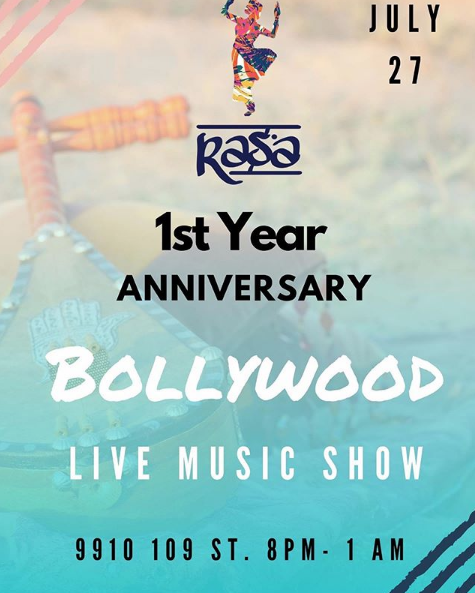 Rasa Entertainment's 1st Year Anniversary Bollywood Live Music Show